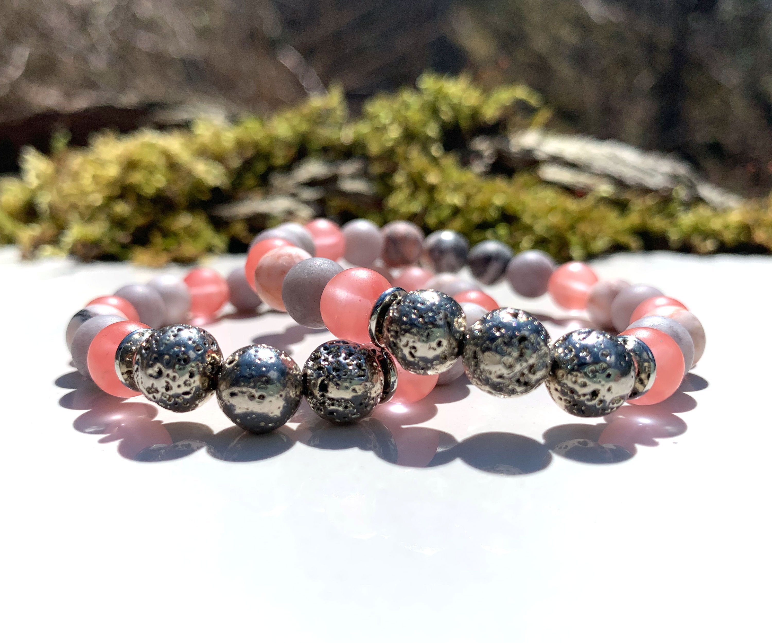 Cherry Quartz Friendship Bracelets - Kind Vibe Mala